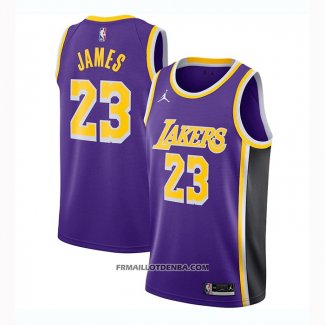 Maillot Los Angeles Lakers Lebron James Statement 2020-21 Volet