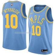 Maillot Los Angeles Lakers Sviatoslav Mykhailiuk Classic 2018 Bleu