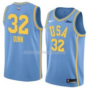 Maillot Los Angeles Lakers Usa Kris Dunn 2018 Bleu