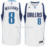 Maillot Basket Dallas Mavericks Williams 8 Blanco