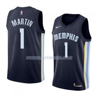 Maillot Memphis Grizzlies Jarell Martin Icon 2018 Bleu