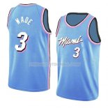 Maillot Miami Heat Dwyane Wade Earned 2018-19 Bleu