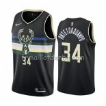 Maillot Milwaukee Bucks Giannis Antetokounmpo Statement 2019-20 Noir