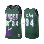 Maillot Milwaukee Bucks Ray Allen Hardwood Classics Vert