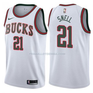 Maillot Milwaukee Bucks Tony Snell Return To The Mecca Classic 2017-18 21 Blancoo