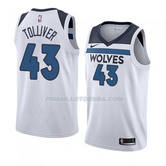 Maillot Minnesota Timberwolves Anthony Tolliver Association 2018 Blanc