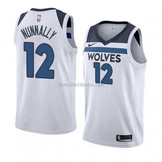 Maillot Minnesota Timberwolves James Nunnally Association 2018 Blanc