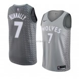 Maillot Minnesota Timberwolves James Nunnally Ville 2018 Gris