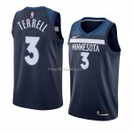 Maillot Minnesota Timberwolves Jared Terrell Icon 2017-18 Bleu