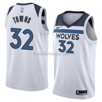 Maillot Minnesota Timberwolves Karl Anthony Towns Association 2018 Blanc