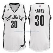 Maillot Basket Brooklyn Nets Young 30 Blanco