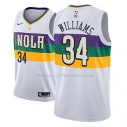 Maillot New Orleans Pelicans Kenrich Williams Ciudad 2018-19 Blanc