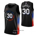 Maillot New York Knicks Julius Randl Ville 2020-21 Noir