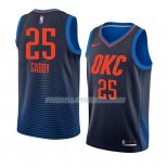 Maillot Oklahoma City Thunder Navy Abdul Gaddy Statement 2018 Bleu