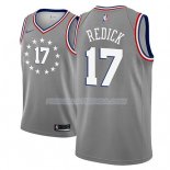 Maillot Philadelphia 76ers J.j. Redick Ciudad 2018-19 Gris Gris