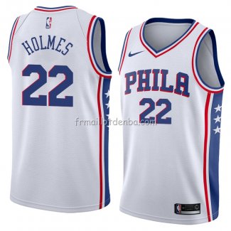 Maillot Philadelphia 76ers Richaun Holmes Association 2018 Blanc