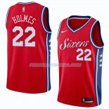 Maillot Philadelphia 76ers Richaun Holmes Statement 2018 Rouge Rouge