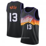 Maillot Phoenix Suns Steve Nash Ville 2020-21 Noir