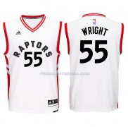 Maillot Basket Toronto Raptors 2017-18 Delon Wright 55 Blanco