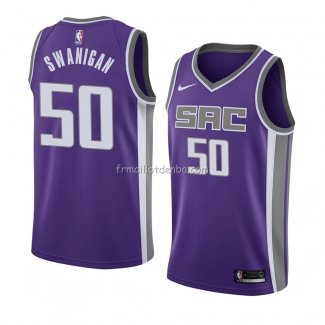 Maillot Sacramento Kings Caleb Swanigan Icon 2018 Volet