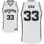 Maillot Basket San Antonio Spurs Diaw 33 Blanc