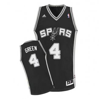 Maillot Basket San Antonio Spurs Green 4 Noir