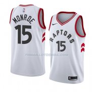 Maillot Toronto Raptors Greg Monroe Association 2018 Blanc Blanc