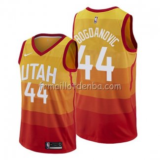 Maillot Utah Jazz Bojan Bogdanovic Ville Orange