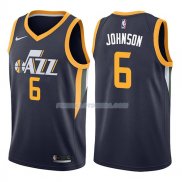 Maillot Utah Jazz Joe Johnson Icon 2017-18 6 Azul