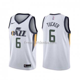 Maillot Utah Jazz Rayjon Tucker Association Blanc Edition