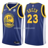 Maillot Basket Warriors Draymond Green 2017-18 23 Bleu