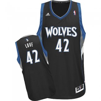 Maillot Basket Manche Courte Minnesota Timberwolves Love 42 Noir