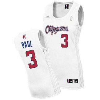 Femmes Maillot Basket Paul 3 Blanc