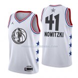 Maillot All Star 2019 Dallas Mavericks Dirk Nowitzki Blanc