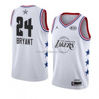 Maillot All Star 2019 Los Angeles Lakers Kobe Bryant Blanc