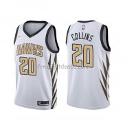 Maillot Atlanta Hawks John Collins Ville Blanc