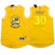 Maillot Basket Basket Authentique Golden State Warriors Curry 30 Jaune