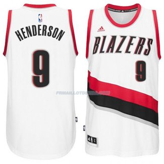 Maillot Basket Portland Trail Blazers Henderson 0 Blanco