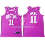 Maillot Boston Celtics Kyrie Irving Authentique Rosa Rosa