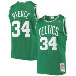Maillot Boston Celtics Paul Pierce NO 34 Hardwood Classics Throwback Vert