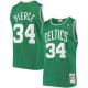 Maillot Boston Celtics Paul Pierce NO 34 Hardwood Classics Throwback Vert