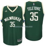 Maillot Basket Milwaukee Bucks Teletovic 35 Verde