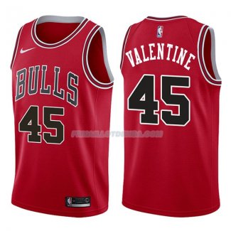 Maillot Chicago Bulls Denzel Valentine Icon 2017-18 45 Rojo