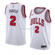 Maillot Chicago Bulls Jabari Parker Association 2018 Blanc