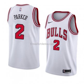 Maillot Chicago Bulls Jabari Parker Association 2018 Blanc