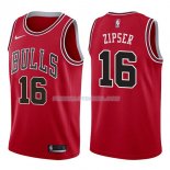 Maillot Chicago Bulls Paul Zipser Icon 2017-18 16 Rojo