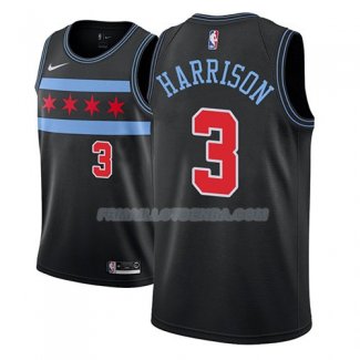 Maillot Chicago Bulls Shaquille Harrison Ciudad 2018-19 Noir