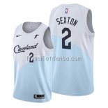 Maillot Cleveland Cavaliers Collin Sexton Earned Bleu