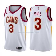 Maillot Cleveland Cavaliers George Hill Association 2017-18 3 Blancoo