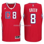 Maillot Basket Los Angeles Clippers 2017-18 Green 8 Rojo